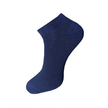 Generic 3_Pair Set Unisex Casual Cotton Solid Ankle Length Socks (Multicolor)