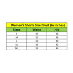 Generic Women's Denim Solid Buttoned Shorts (Blue)