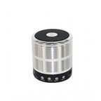 Generic Plastic Rubber Wireless WS887 Bluetooth Speaker (Silver)