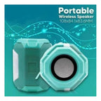 Generic Plastic Rubber Wireless A005 Bluetooth Speaker (Sky Blue)