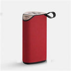 Generic Plastic Rubber Wireless TG111 Bluetooth Speaker (Red)