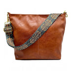 Generic Women's PU Leather Medium Sling bag Zipper Handbag (Brown)