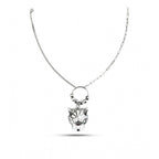 Generic Women's Stainless Steel Imported Gen-z Pendent Chain (Silver Plated)