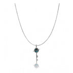 Generic Women's Stainless Steel Key Design Delicate Chain (Silver Plated)