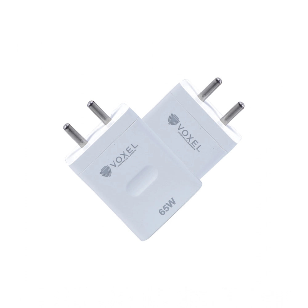 Generic VOXEL 65 Watt Usb Fast Charger AB Plastic (White)