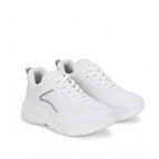 Generic Women's Casual Mesh Printed Lace-Ups Shoes (White)