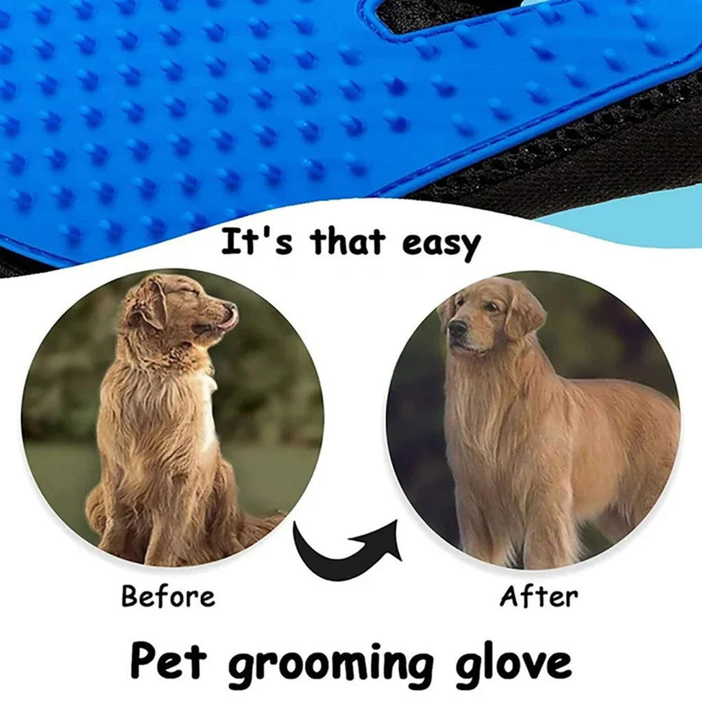 Pet bath massage grooming glove
