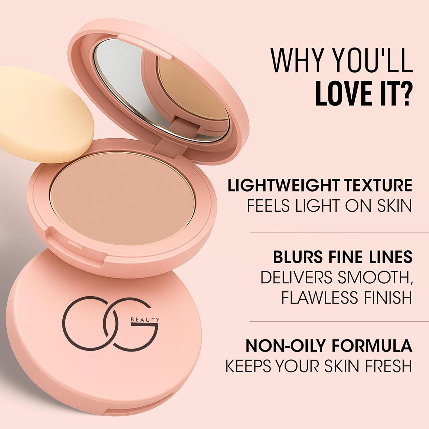 Og Beauty Java Flawless Touch Compact Powder (9 Gm  1 Pc)