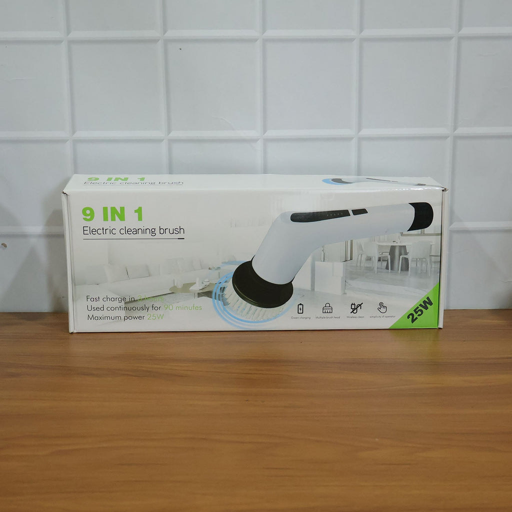 Portable electric scrubber set