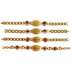 Gold Plated Metal Bracelet Rakhi For Brother (1 Pc)