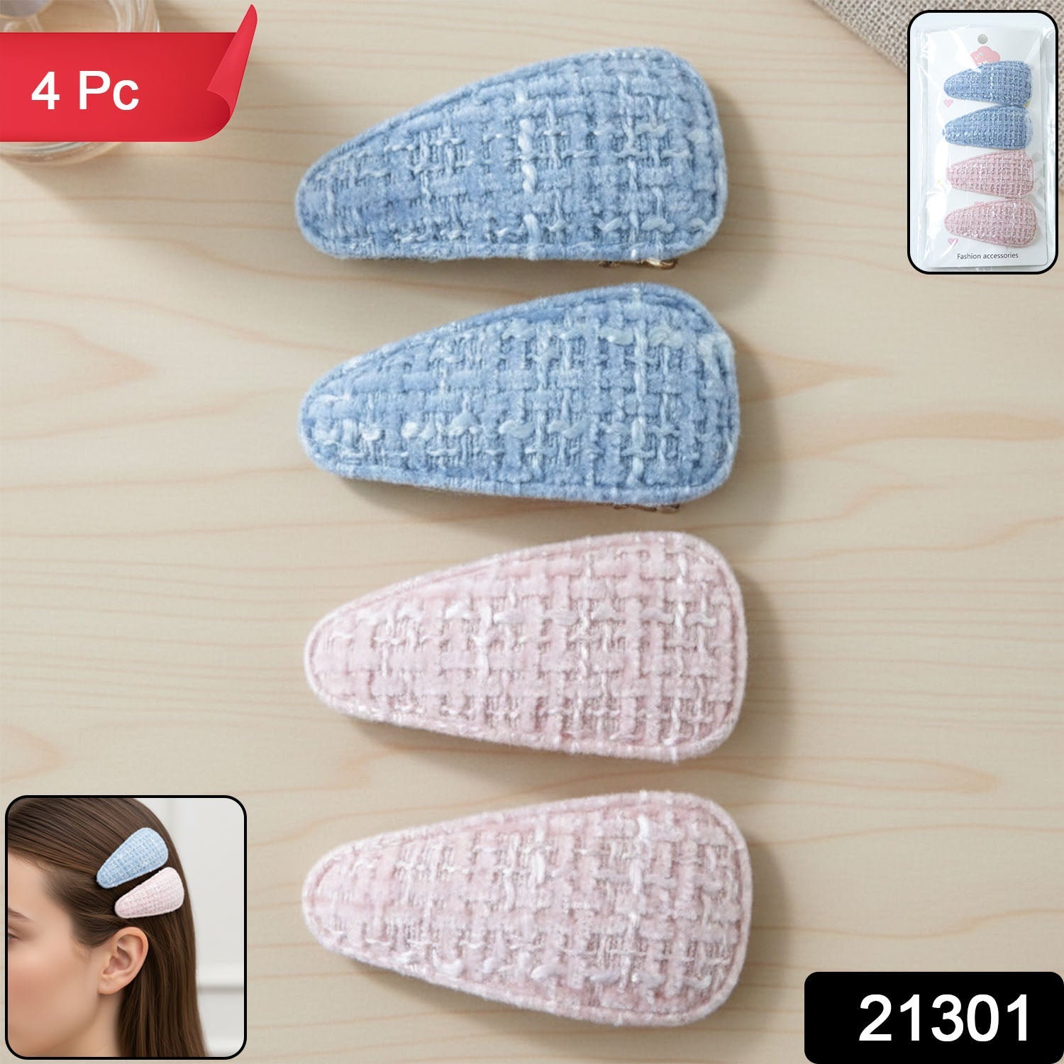 Snap Hair Clips