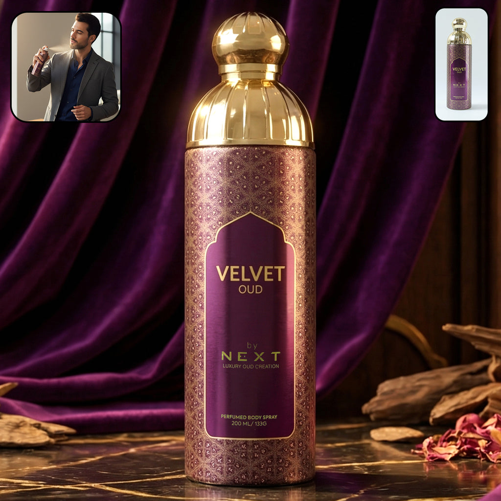 Next Velvet Oud Premium Perfumed Body Spray 200 Ml