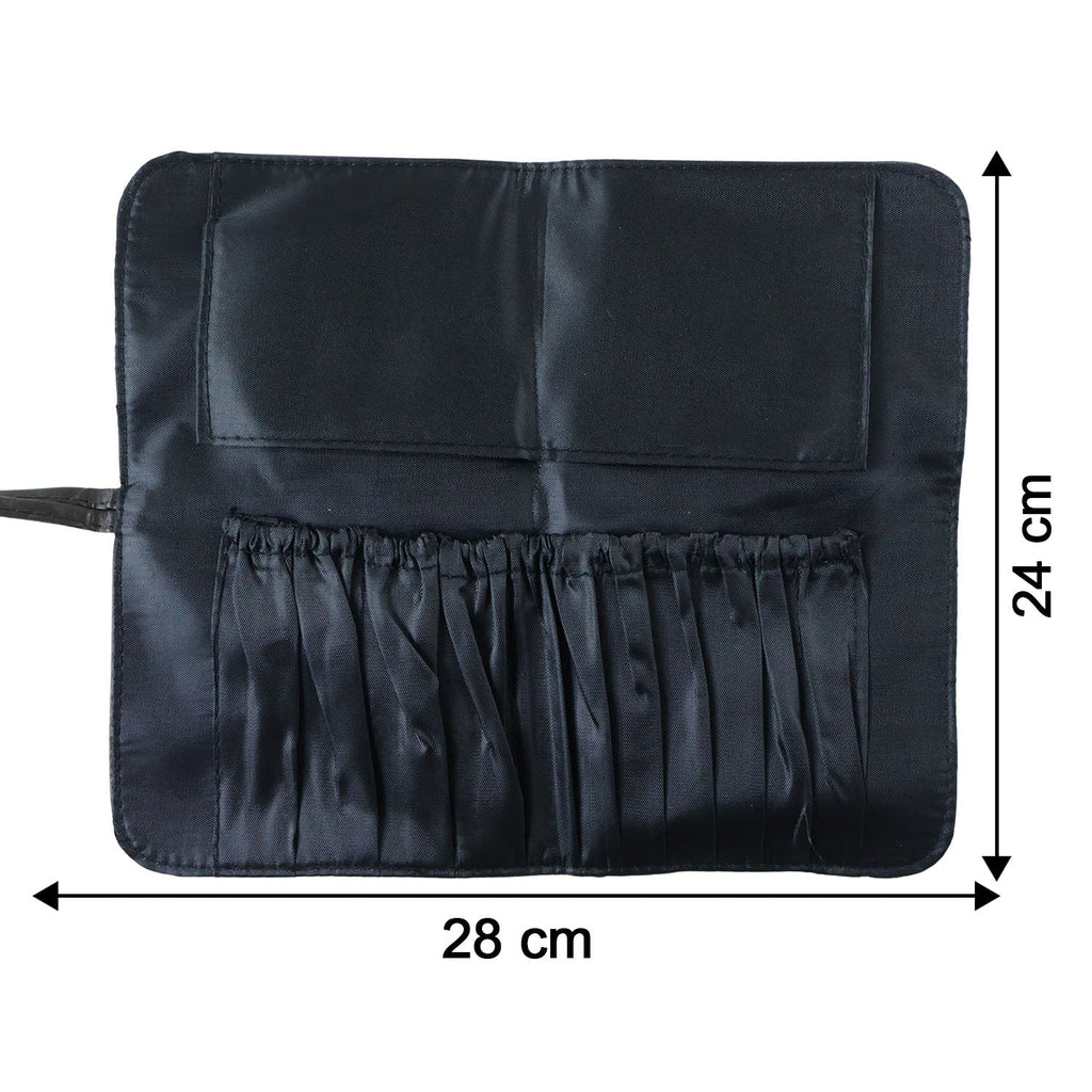 Premium Foldable Makeup Brush Organizer Bag (1 Pc)