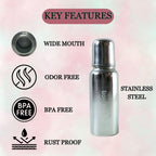 Stainless Steel Baby Feeding Bottle 200ml