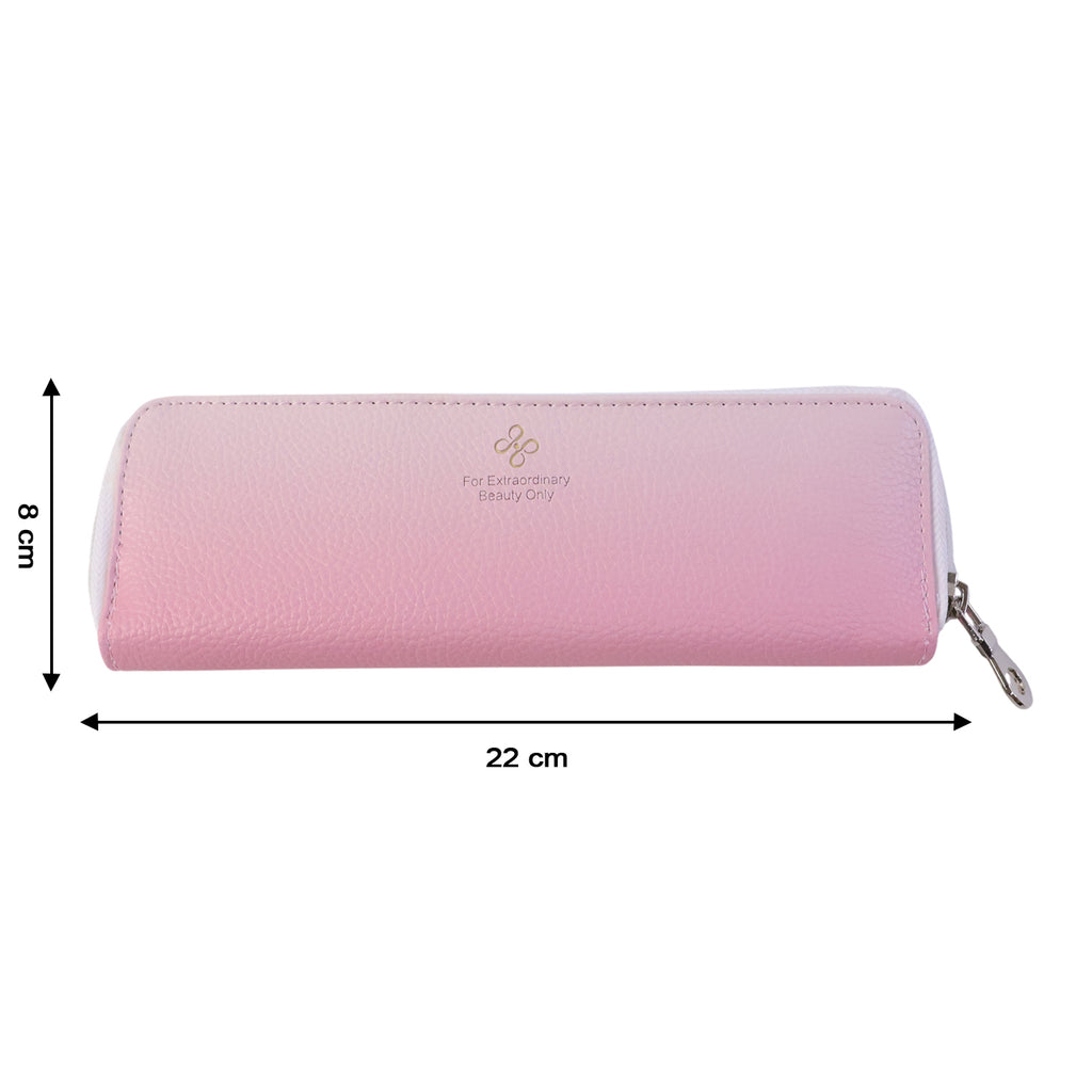 Premium Makeup Brush Storage Pouch With Zip Closure (1 Pc)