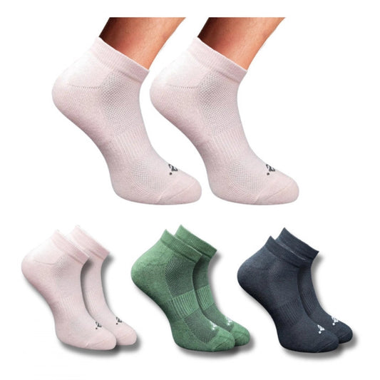 Generic 3_Pair Set Unisex Casual Cotton Printed Low Cut Socks (Multicolor)