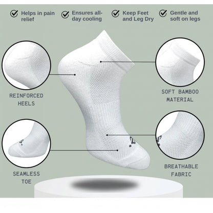 Generic 3_Pair Set Unisex Casual Cotton Printed Low Cut Socks (Multicolor)
