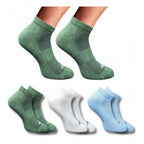 Generic 3_Pair Set Unisex Casual Cotton Printed Low Cut Socks (Multicolor)