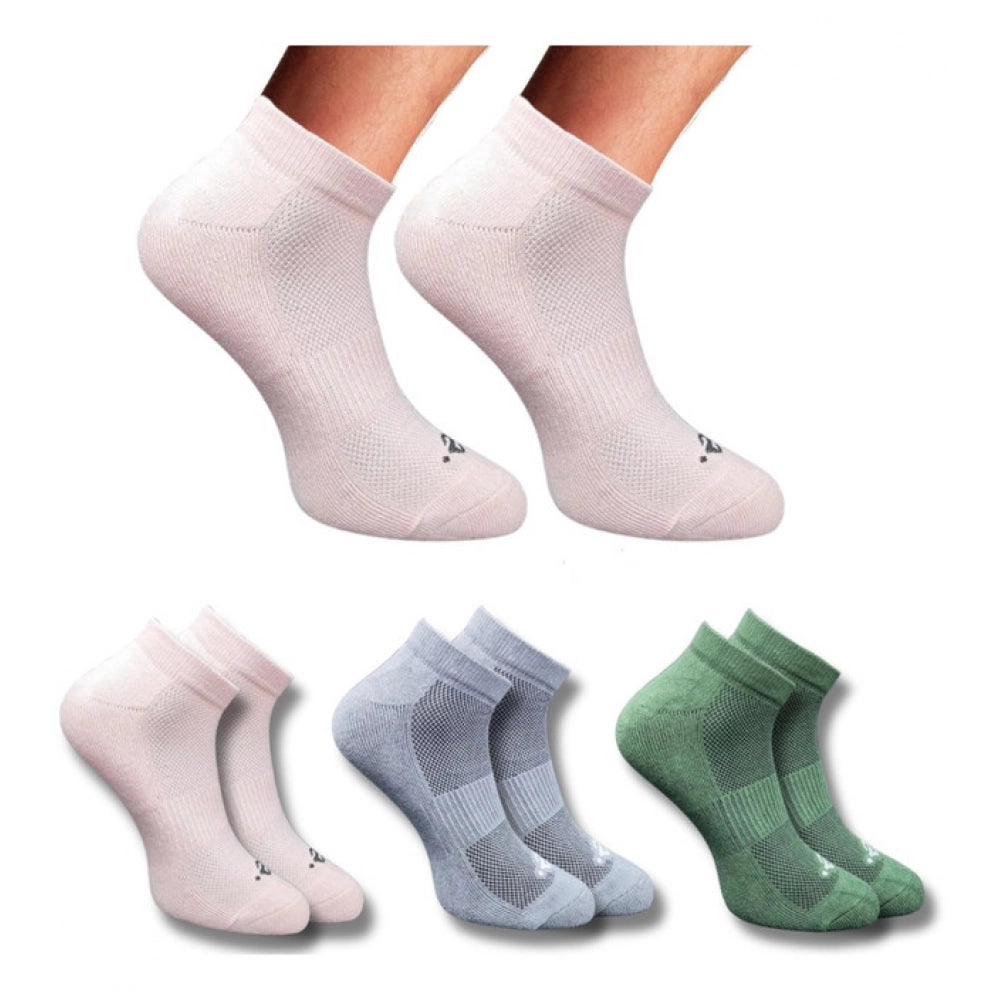 Generic 3_Pair Set Unisex Casual Cotton Printed Low Cut Socks (Multicolor)