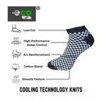 Generic 3_Pair Set Unisex Casual Cotton Printed Low Cut Socks (Multicolor)