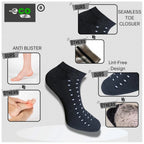 Generic 3_Pair Set Unisex Casual Cotton Printed Low Cut Socks (Multicolor)