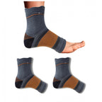 Generic 3_Pair Set Unisex Casual Cotton Printed Ankle Length Support Socks (Multicolor)