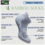 Generic 4_Pair Set Unisex Casual Bamboo Cotton Printed Ankle Length Socks (Multicolor)