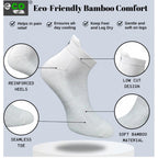 Generic 4_Pair Set Unisex Casual Bamboo Cotton Printed Ankle Length Socks (Multicolor)