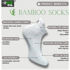 Generic 4_Pair Set Unisex Casual Bamboo Cotton Printed Ankle Length Socks (Multicolor)