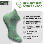 Generic 4_Pair Set Unisex Casual Bamboo Cotton Printed Ankle Length Socks (Multicolor)