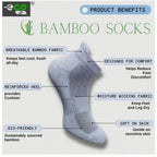 Generic 4_Pair Set Unisex Casual Bamboo Cotton Printed Ankle Length Socks (Multicolor)