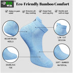 Generic 4_Pair Set Unisex Casual Bamboo Cotton Printed Ankle Length Socks (Multicolor)