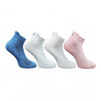 Generic 4_Pair Set Unisex Casual Bamboo Cotton Printed Ankle Length Socks (Multicolor)