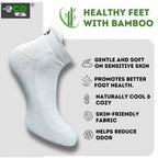 Generic 4_Pair Set Unisex Casual Bamboo Cotton Printed Ankle Length Socks (Multicolor)