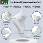 Generic 4_Pair Set Unisex Casual Bamboo Cotton Printed Ankle Length Socks (Multicolor)