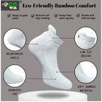 Generic 4_Pair Set Unisex Casual Bamboo Cotton Printed Ankle Length Socks (Multicolor)