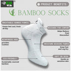Generic 4_Pair Set Unisex Casual Bamboo Cotton Printed Ankle Length Socks (Multicolor)
