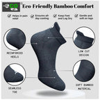 Generic 4_Pair Set Unisex Casual Bamboo Cotton Printed Ankle Length Socks (Multicolor)