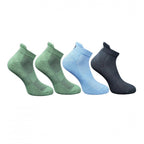 Generic 4_Pair Set Unisex Casual Bamboo Cotton Printed Ankle Length Socks (Multicolor)
