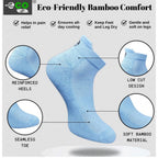Generic 4_Pair Set Unisex Casual Bamboo Cotton Printed Ankle Length Socks (Multicolor)