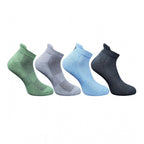 Generic 4_Pair Set Unisex Casual Bamboo Cotton Printed Ankle Length Socks (Multicolor)