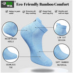 Generic 4_Pair Set Unisex Casual Bamboo Cotton Printed Ankle Length Socks (Multicolor)