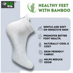 Generic 4_Pair Set Unisex Casual Bamboo Cotton Printed Ankle Length Socks (Multicolor)