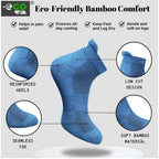 Generic 4_Pair Set Unisex Casual Bamboo Cotton Printed Ankle Length Socks (Multicolor)