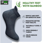 Generic 4_Pair Set Unisex Casual Bamboo Cotton Printed Ankle Length Socks (Multicolor)