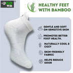Generic 4_Pair Set Unisex Casual Bamboo Cotton Printed Ankle Length Socks (Multicolor)