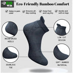 Generic 4_Pair Set Unisex Casual Bamboo Cotton Printed Ankle Length Socks (Multicolor)