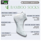 Generic 4_Pair Set Unisex Casual Bamboo Cotton Printed Ankle Length Socks (Multicolor)
