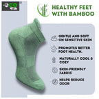 Generic 4_Pair Set Unisex Casual Bamboo Cotton Printed Ankle Length Socks (Multicolor)