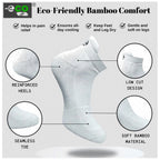 Generic 4_Pair Set Unisex Casual Bamboo Cotton Printed Ankle Length Socks (Multicolor)
